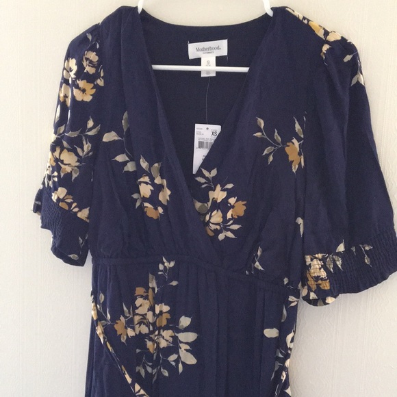 NWT Motherhood Maternity Maxi Dress, floral - Picture 3 of 6